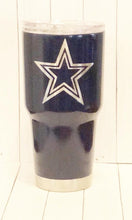 Load image into Gallery viewer, Dallas Cowboys Navy Tumbler