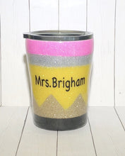 Load image into Gallery viewer, Pencil Glitter Tumbler