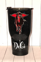 Load image into Gallery viewer, Texas Tech Glitter Tumbler