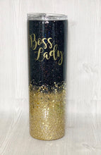Load image into Gallery viewer, Boss Lady Ombré Glitter Tumbler