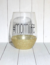 Load image into Gallery viewer, Mom Life Wine Glass