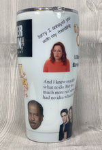Load image into Gallery viewer, The Office Print Glitter Tumbler