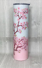 Load image into Gallery viewer, Cherry Blossom Glitter Tumbler