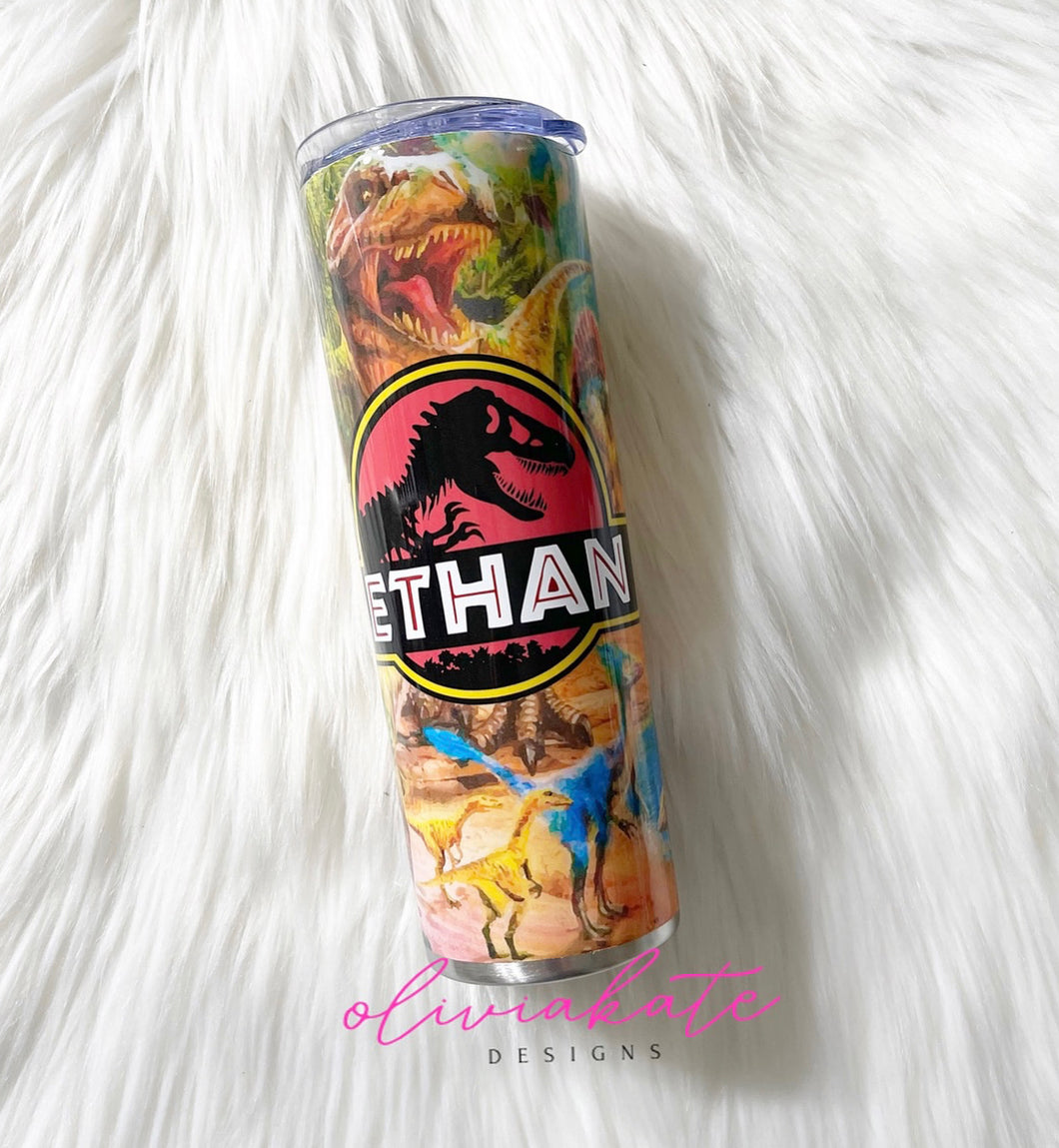 Dinosaur Kids Tumbler