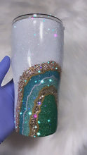 Load and play video in Gallery viewer, Emerald Geode Tumbler
