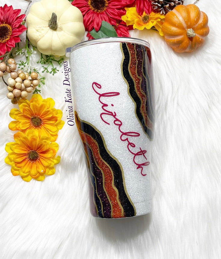 Fall Geode Tumbler