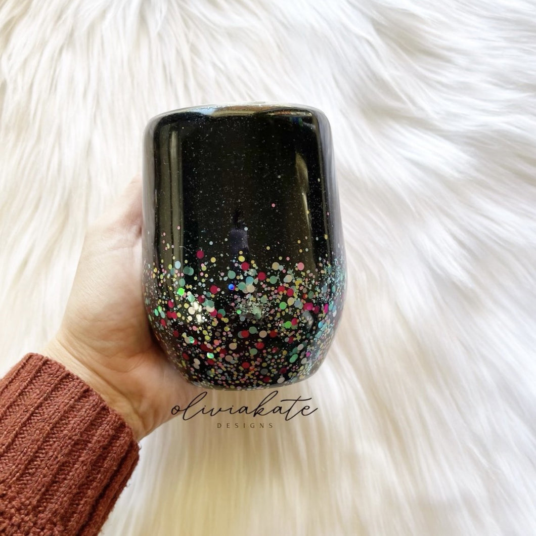 Glitterful Wine Tumbler READY TO SHIP