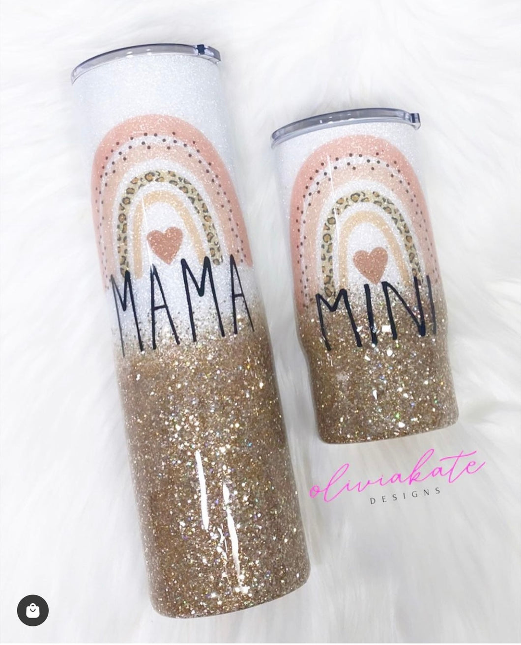 Boho Rainbow Mom and Mini SET