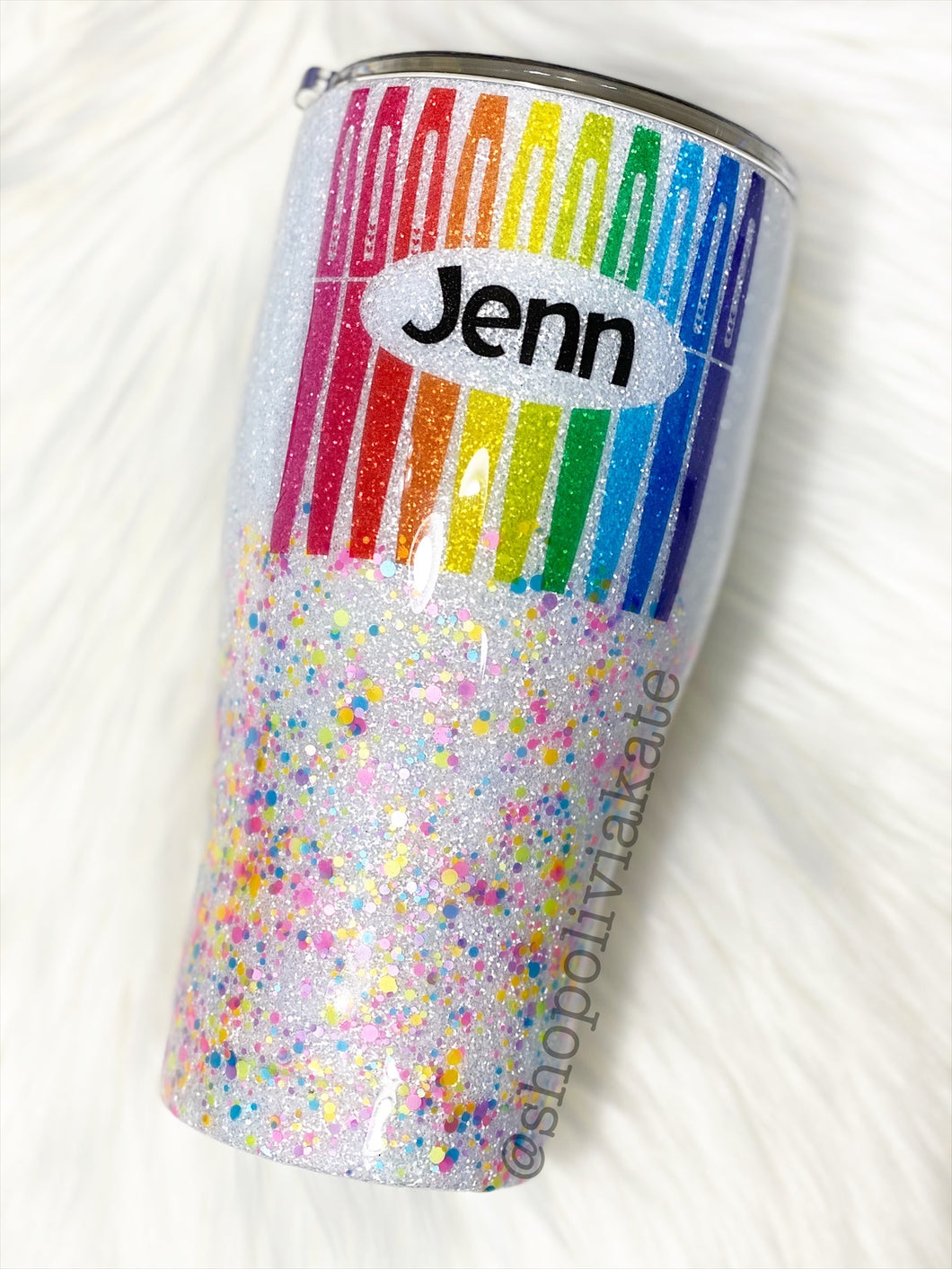 Flair Pen Glitter Tumbler