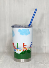 Load image into Gallery viewer, Train Handpainted Kids Tumbler

