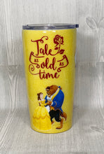 Load image into Gallery viewer, Beauty and the Beast Glitter Tumbler

