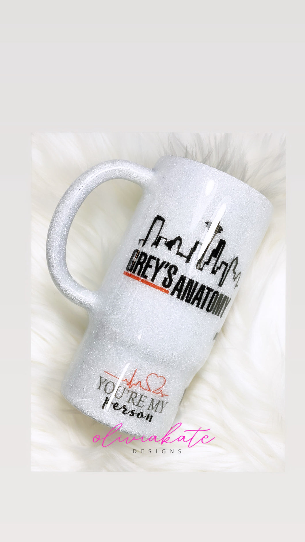 Grey’s Glitter Tumbler