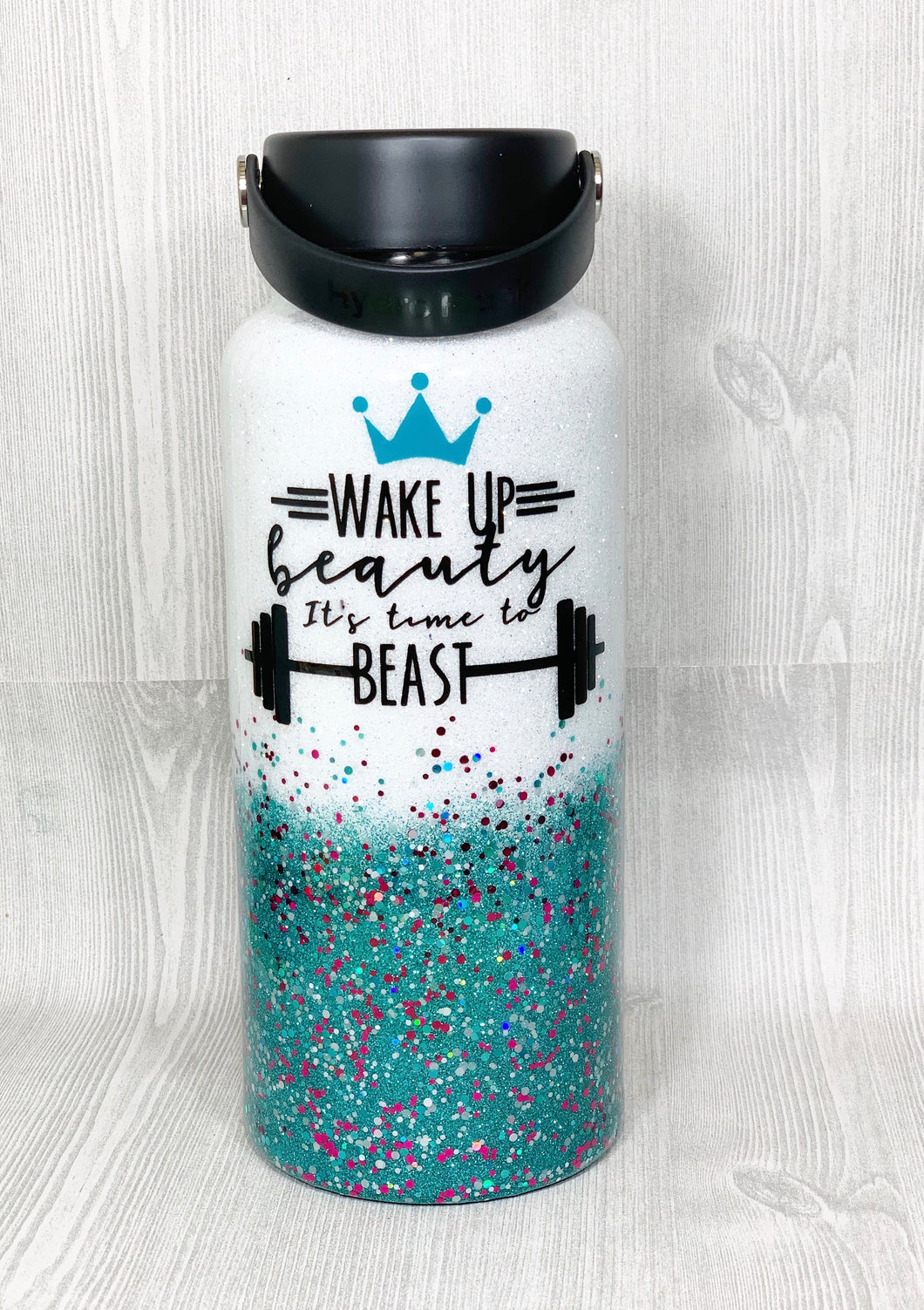 Wake Up Beauty Glitter Hydroflask