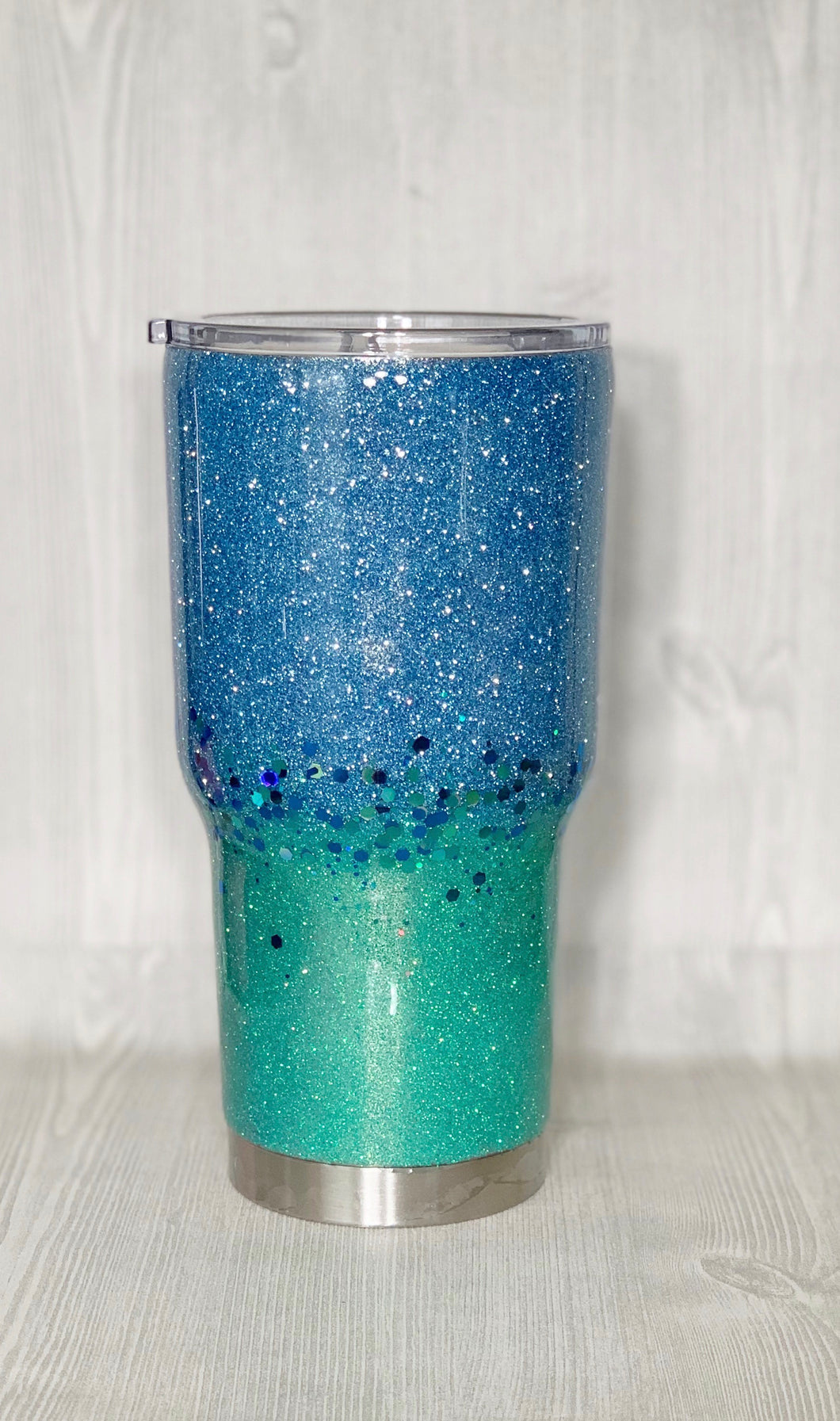 Under the Sea Glitter Tumbler