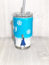 Load image into Gallery viewer, Frozen Themed Tumbler
