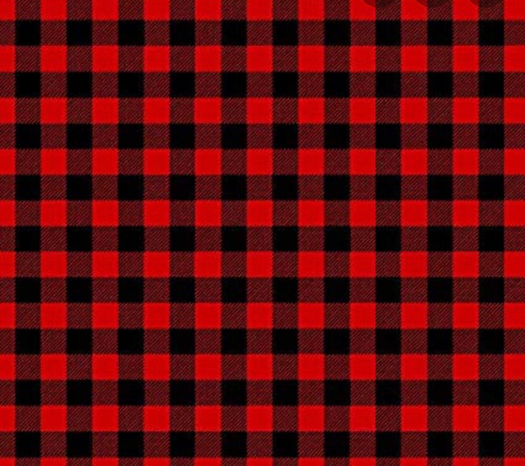 Buffalo Plaid Glitter Tumbler