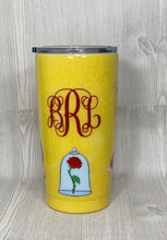 Load image into Gallery viewer, Beauty and the Beast Glitter Tumbler
